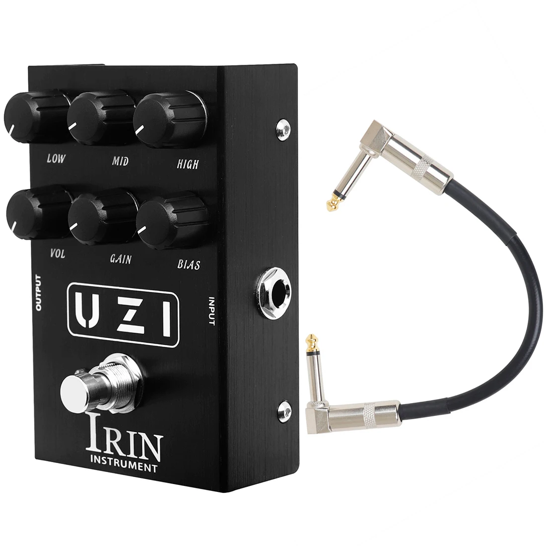 UZI Heavy Metal Distortion Guitar Pedal Switch Easily Between British Distortion and American Distortion by BIAS Knob Pedal