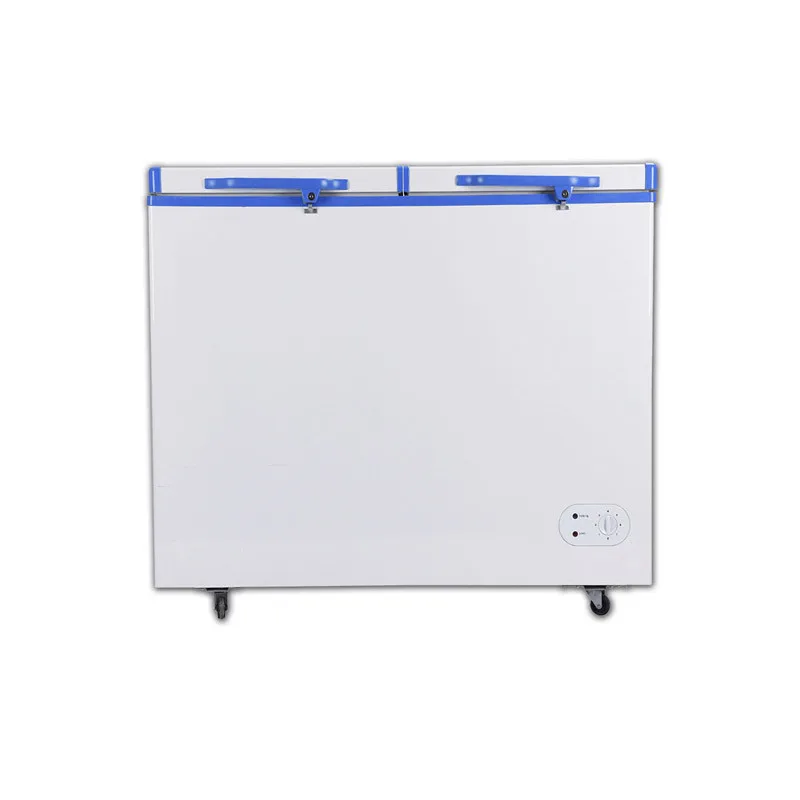Congelador solar de doble puerta y gran capacidad para uso comercial
