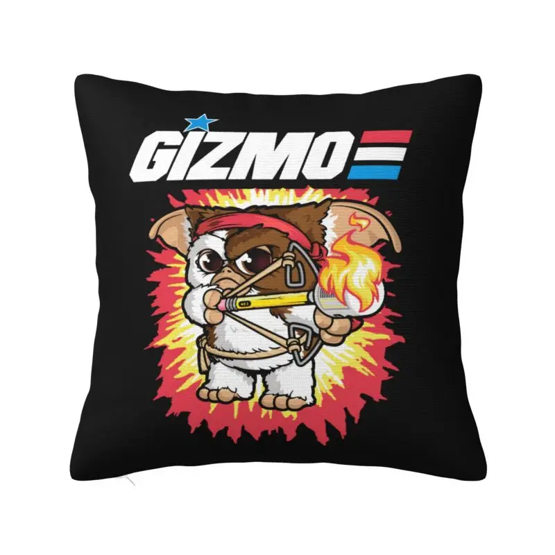 Gremlins Pillowcover Home Decorative Gizmo Movie Mogwai Monster Retro Sci Fi Cushion Cover Throw Pillow for Living Room Printing