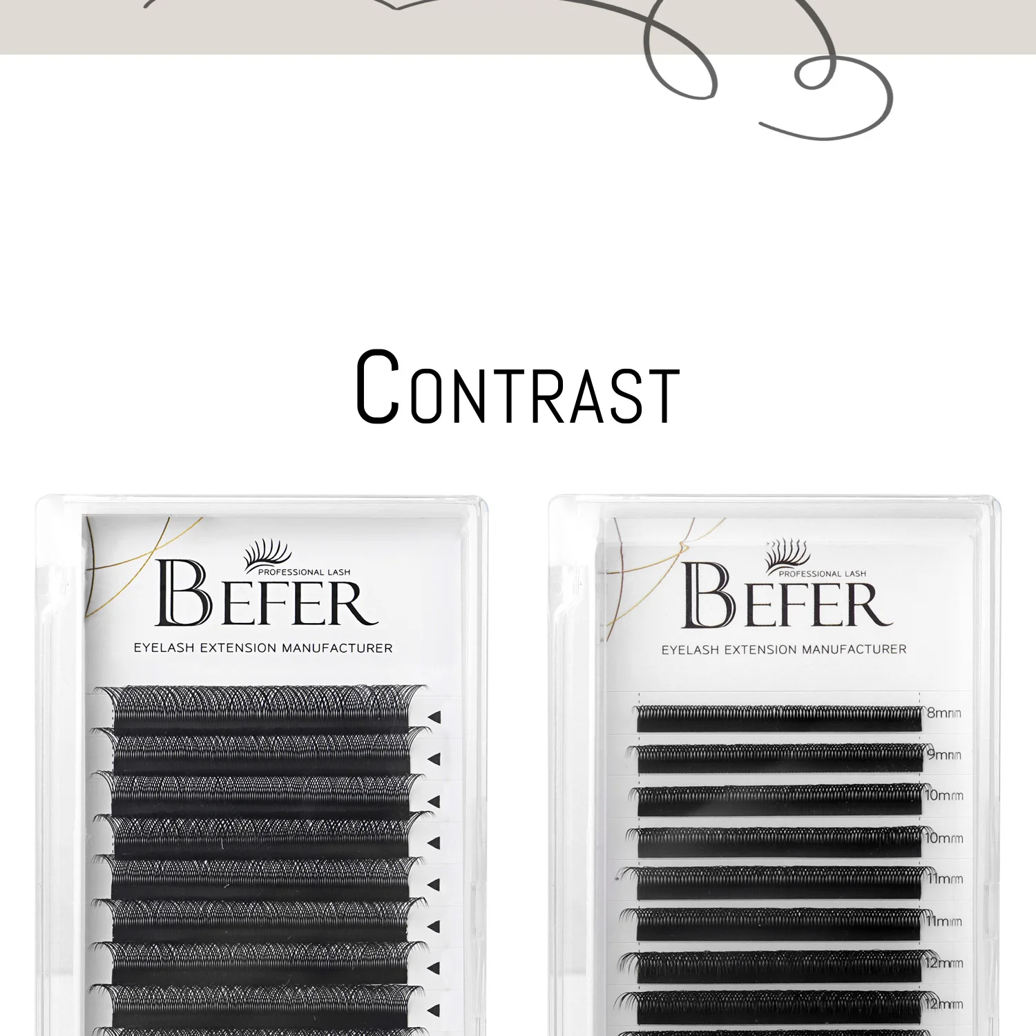 Befer Triple Tips Y Wimpernverlängerung YY-Form Wimpernverlängerung Cilios Brasileiro Y Brasilianisches Volumen Natürliche falsche Wimpern – Detail 12
