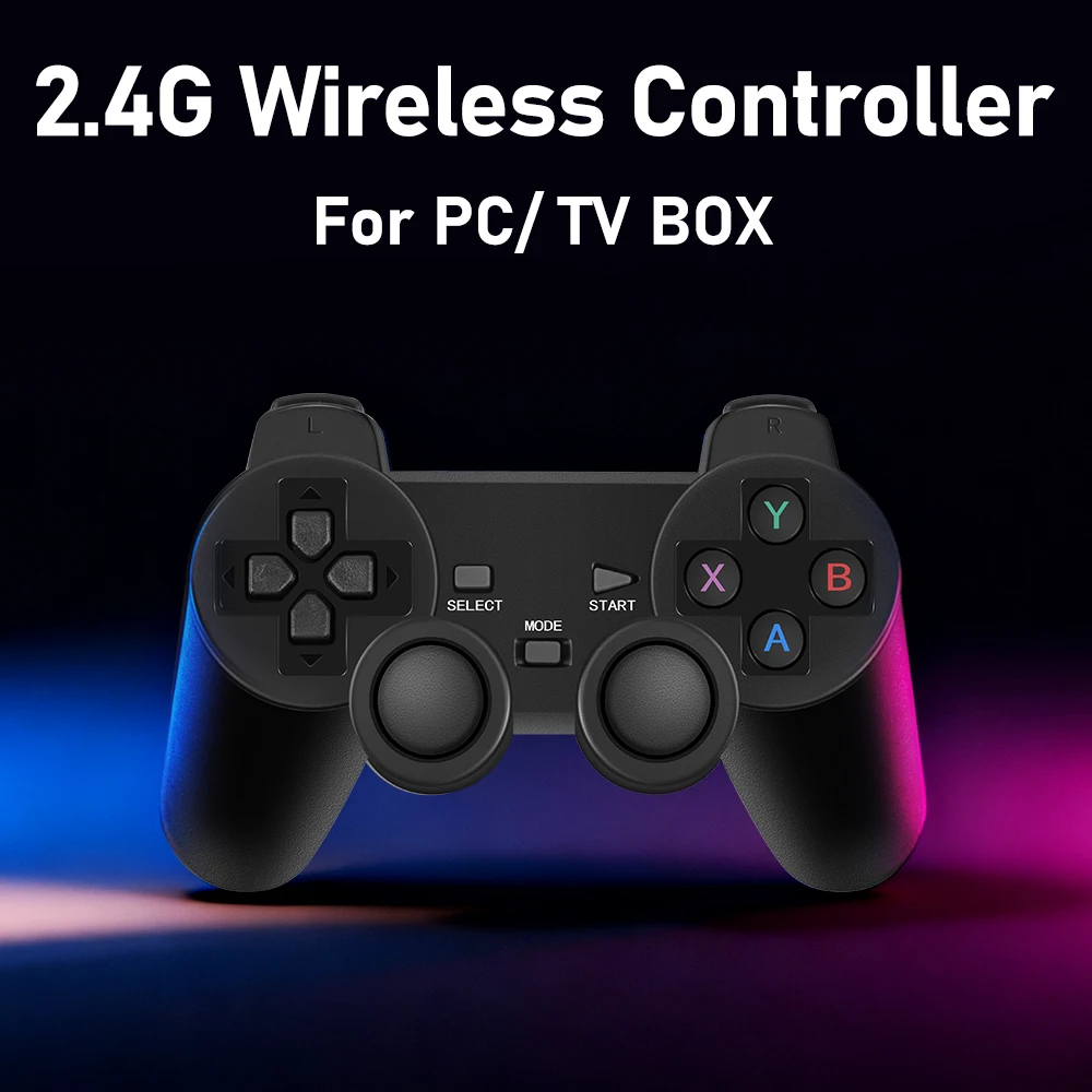 

Wireless Controller 2.4G Gaming Gamepad for Win PC/Laptop/Android Phone/Android TV Box/Game Hard Drive/ps3 360° Joystick