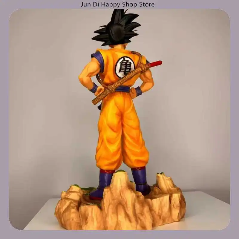 Dragon Ball Goku – Statue de dessin animé, Version rêve, Pose debout avec poteau arrière et Base, 30cm, décoration de bureau, cadeau ​ ​