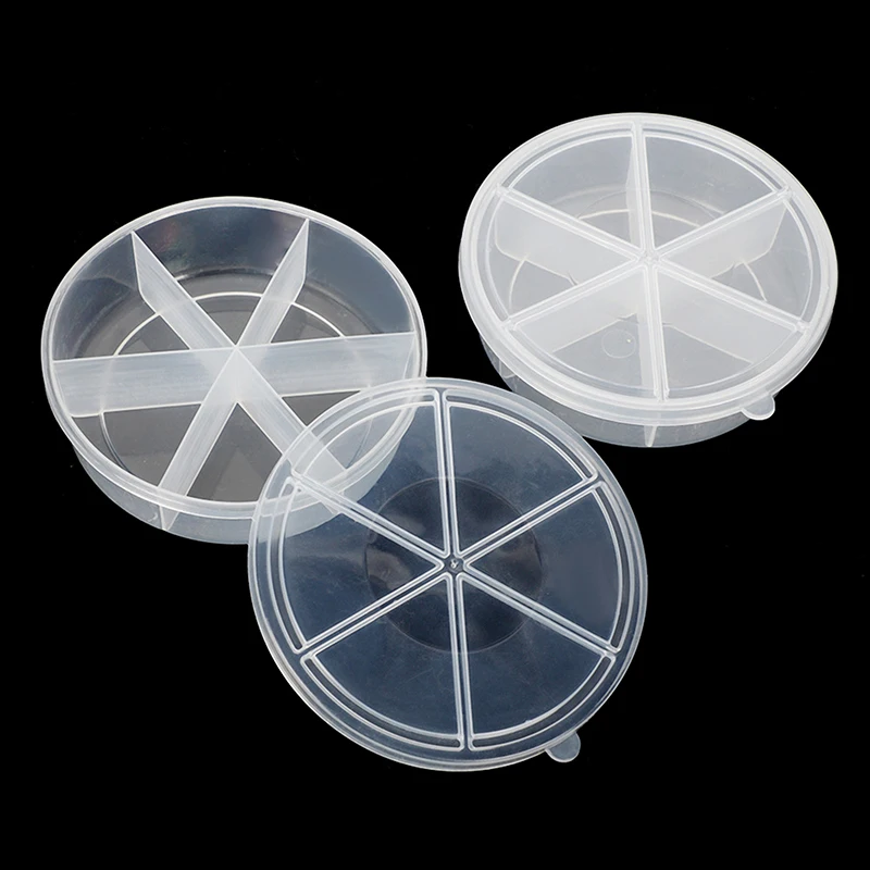 New PP Plastic Transparent Hexagonal Sealed Box Jewelry And Accessory Parts Storage Box Electronic Component Sorting Box