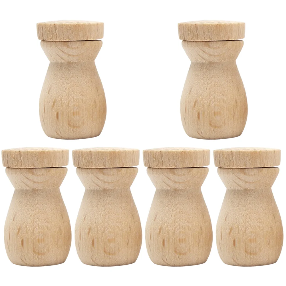 

6 Pcs Wooden Essential Oil Bottle Expansion Fragrance Pendant Accessories 6pcs Diffuser Small Diffusers Perfume Car for