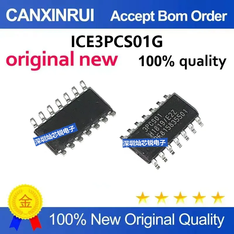 (5-100pieces)Brand new original ICE3PCS01G 3PCS01 SOP14 power factor controller 250kHz switching frequency