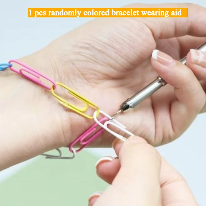 

pink1pcsBracelet Wearing Helper, Jewelry Fastening Aid Tool, Quick Release Clasp Hook Pliers for Jewelry Strap & Zipper Craft