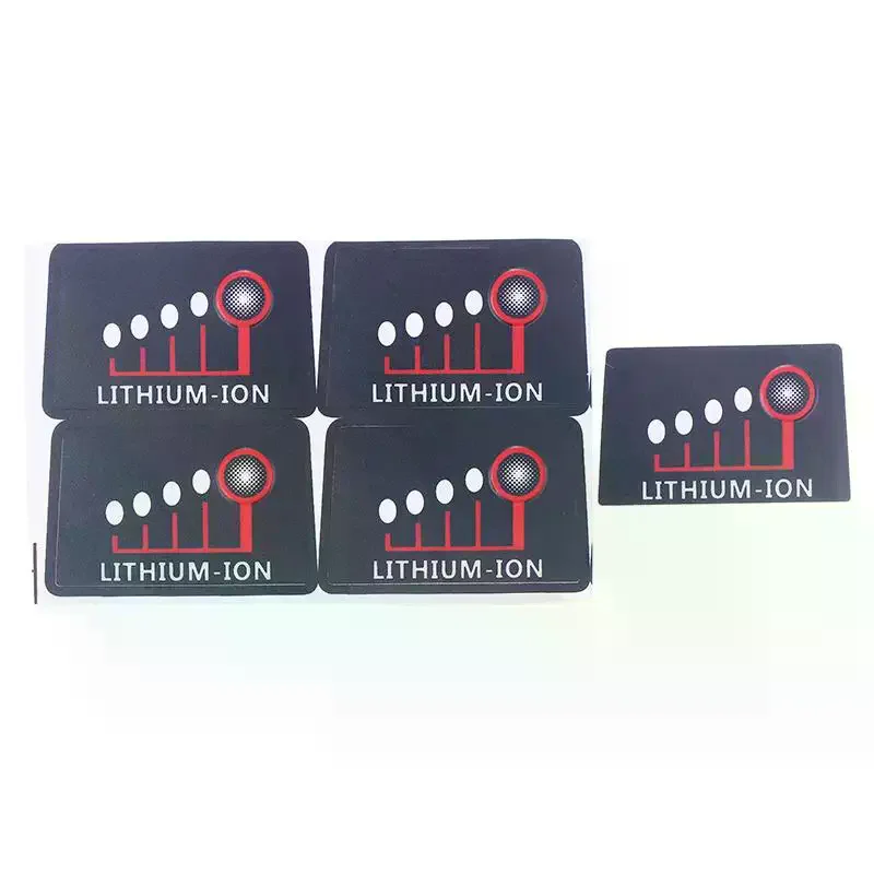 M18 Lithium Battery LED Power Display Stickers LED Key Label For 18V 48-11-1815 Li-ion Battery Pack For