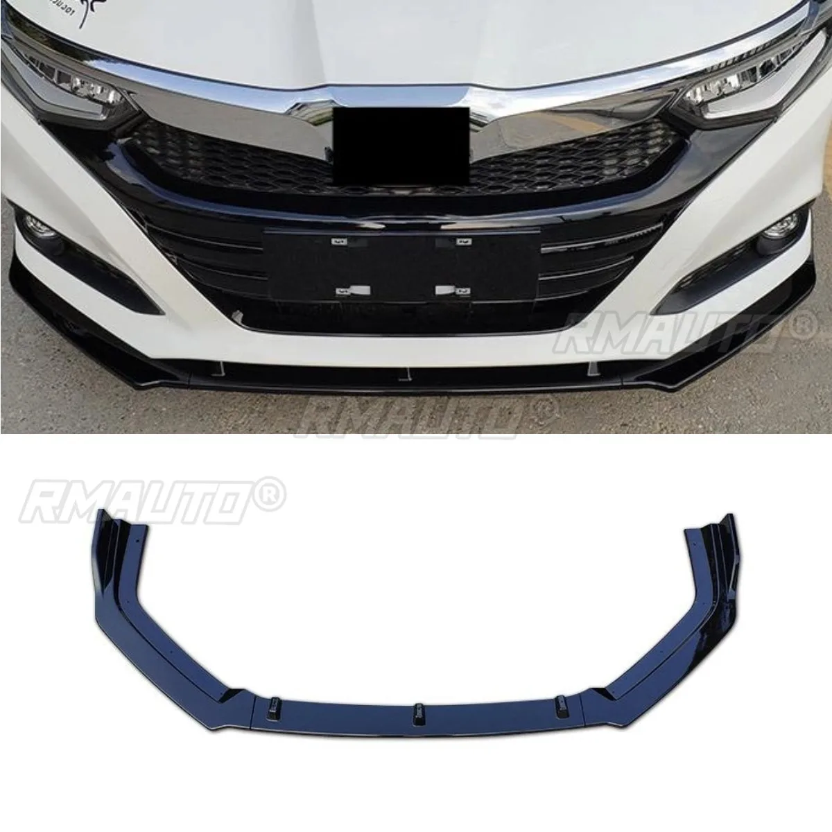 

Передний бампер автомобиля, диффузор, спойлер, глянцевый черный комплект кузова для Honda CRIDER 2019-2021, защита бампера, автомобильные аксессуары