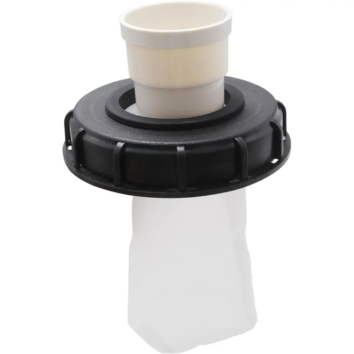 2026 New 163mm IBC Ton Drum Fittings Plastic Cap with Filter Straight Head Rainwater Filter Cover Washable