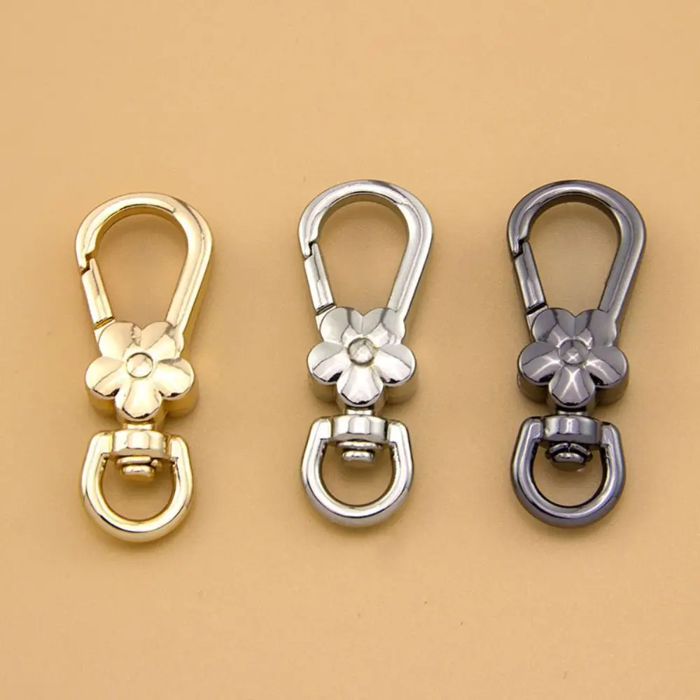 Diy Bags Strap Buckles New Detachable Flower Shape Screw Buckle Snap Hook Handbag