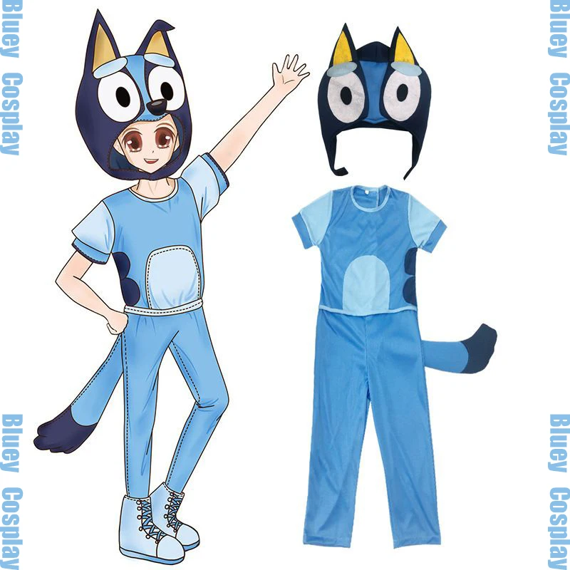 

Moose Bluey Family Bluey Children's Animated Role-playing Performance Costumes Cosplay Stage Costumes Children's Pajamas Gifts