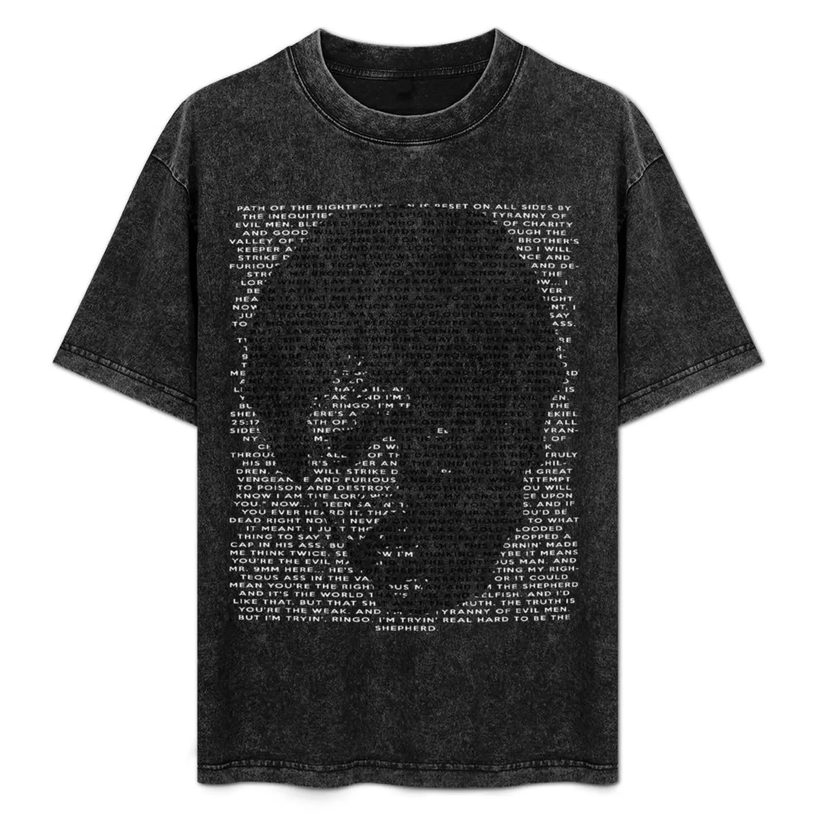 

Ezekiel 25:17 T-Shirt cotton graphic tees custom t shirt mens graphic t-shirts anime