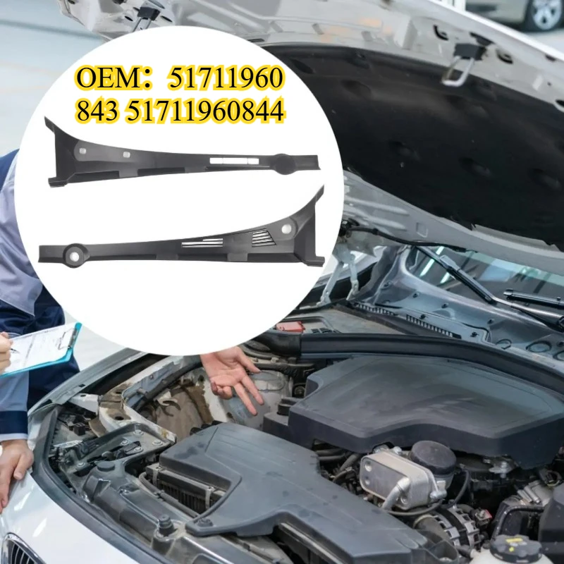 

1PC Windshield Wiper Motor Cover Kit Replacement for BMW 3 Series E36 1990-2000 Parts OEM: 51711960843 51711960844