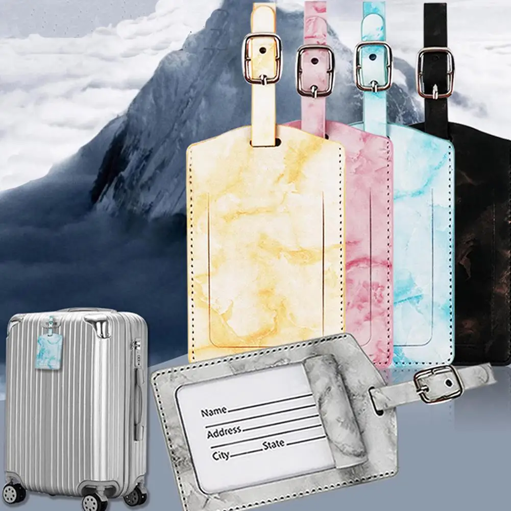 

1 шт., багажная бирка, дорожные аксессуары для женщин и мужчин, чемодан самолета, адресная этикетка, багажная посадочная сумка, имя, ID, держатель адреса, бирки