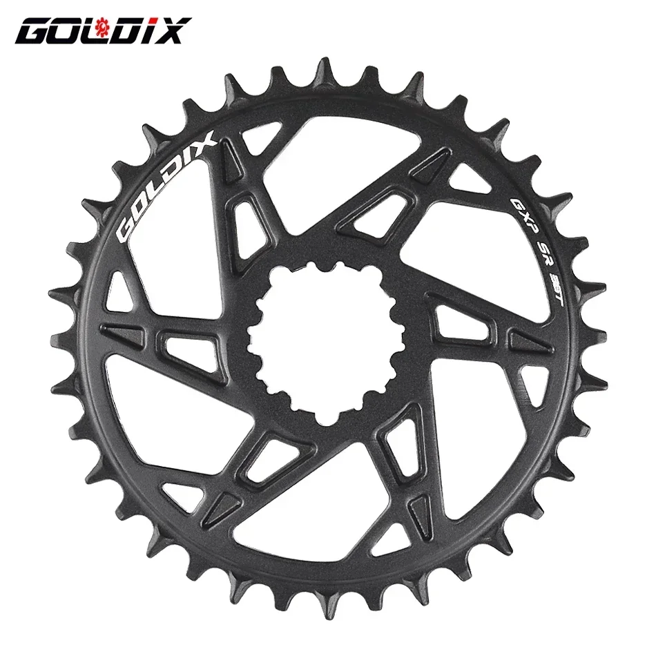 GOLDIX GXPBicycle Chainring 32/34/36/38/40T Wide Narrow Chainwheel Crankset Crown for Sram DUB 11/12S   Single Disc