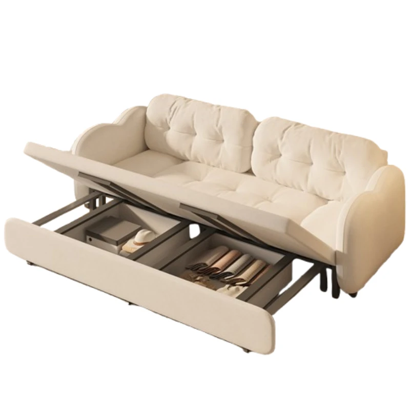 

Storage Function Sofas Simple Modern Relax White Sofas Folding Double Sleeping Sillones Para Sala De Estar Home Furniture