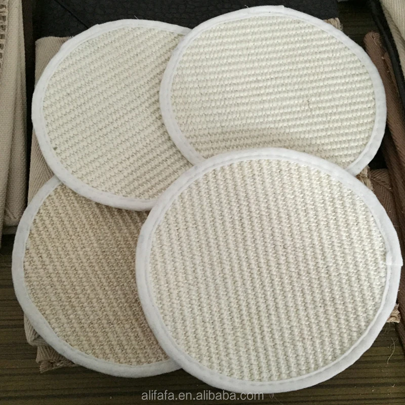 

Mini Round Sisal Cat Scratch Mat And Rug