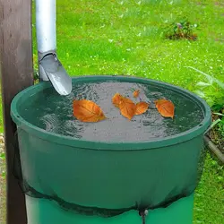 Rain Bucket Mesh Covers Outdoor Garden Collection Tools Water Tank Protector