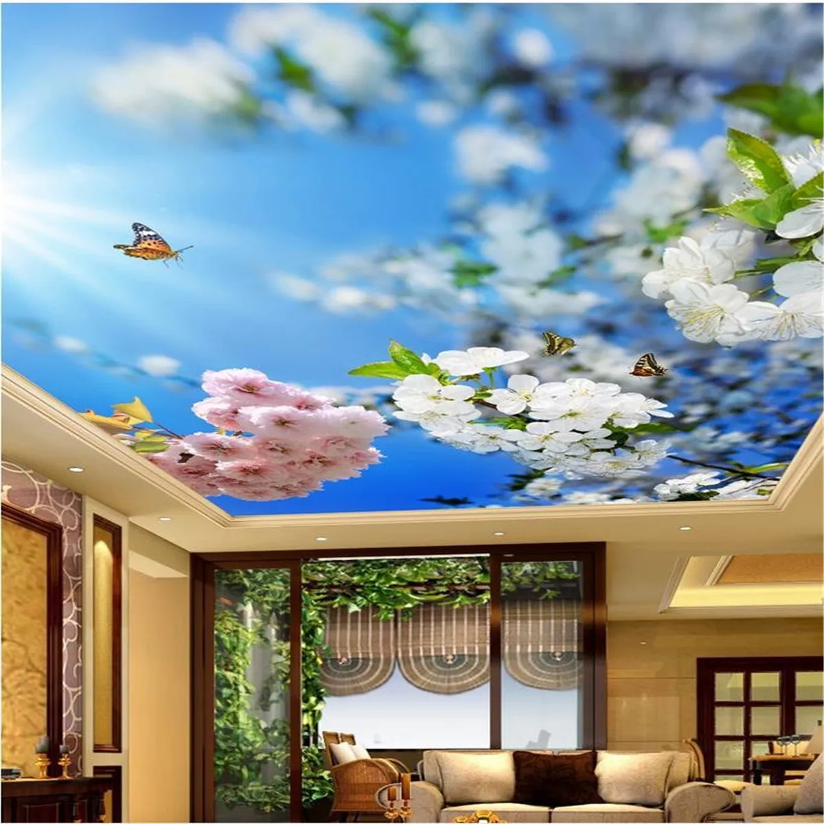 Custom Cosmic Starry Sky Space 3d wallpaper beautiful night sky ceilings  living room ceiling bedroom hotel murals 3d ceilings