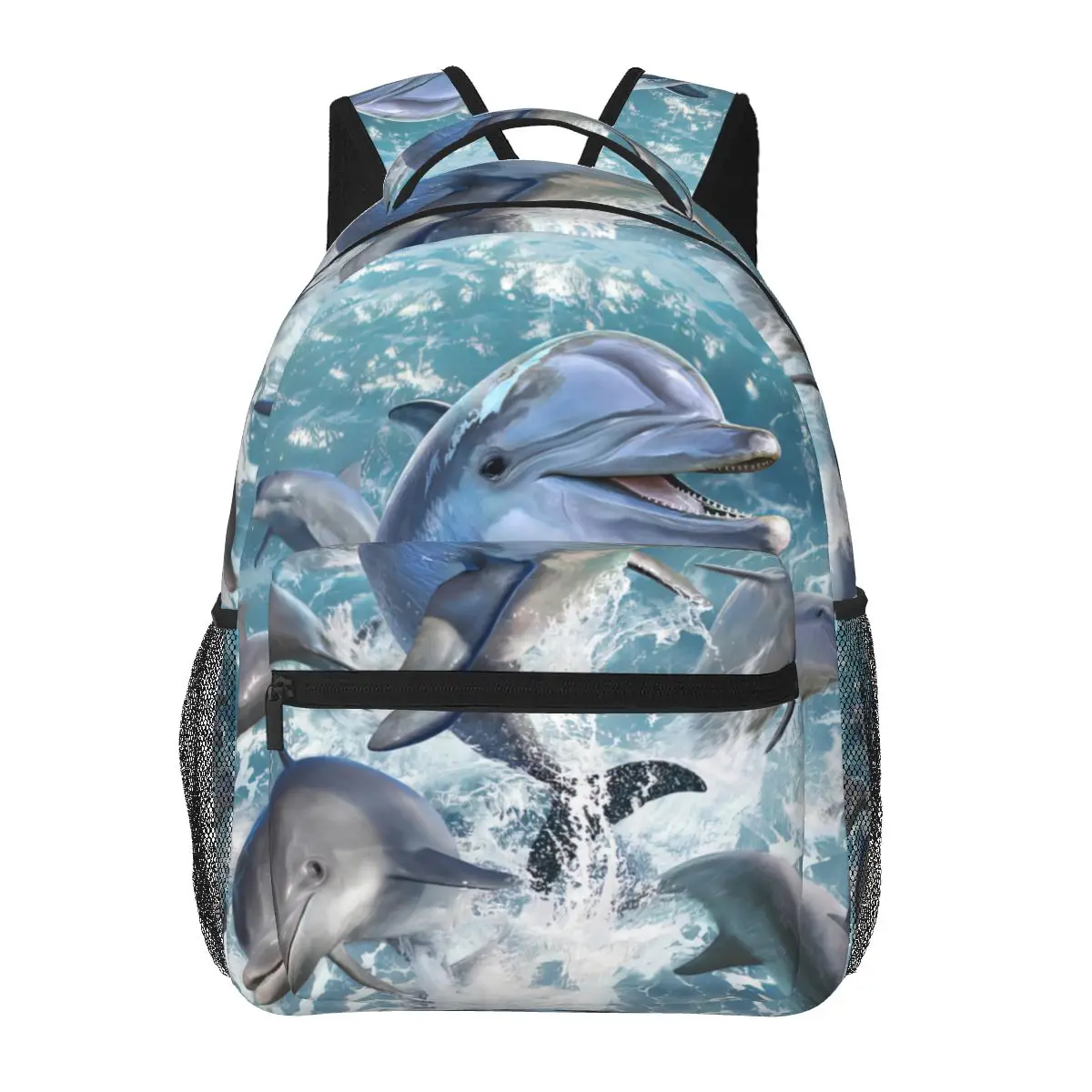 

Dolphin Jump Backpack for Girls Boys Travel RucksackBackpacks for Teenage school bag