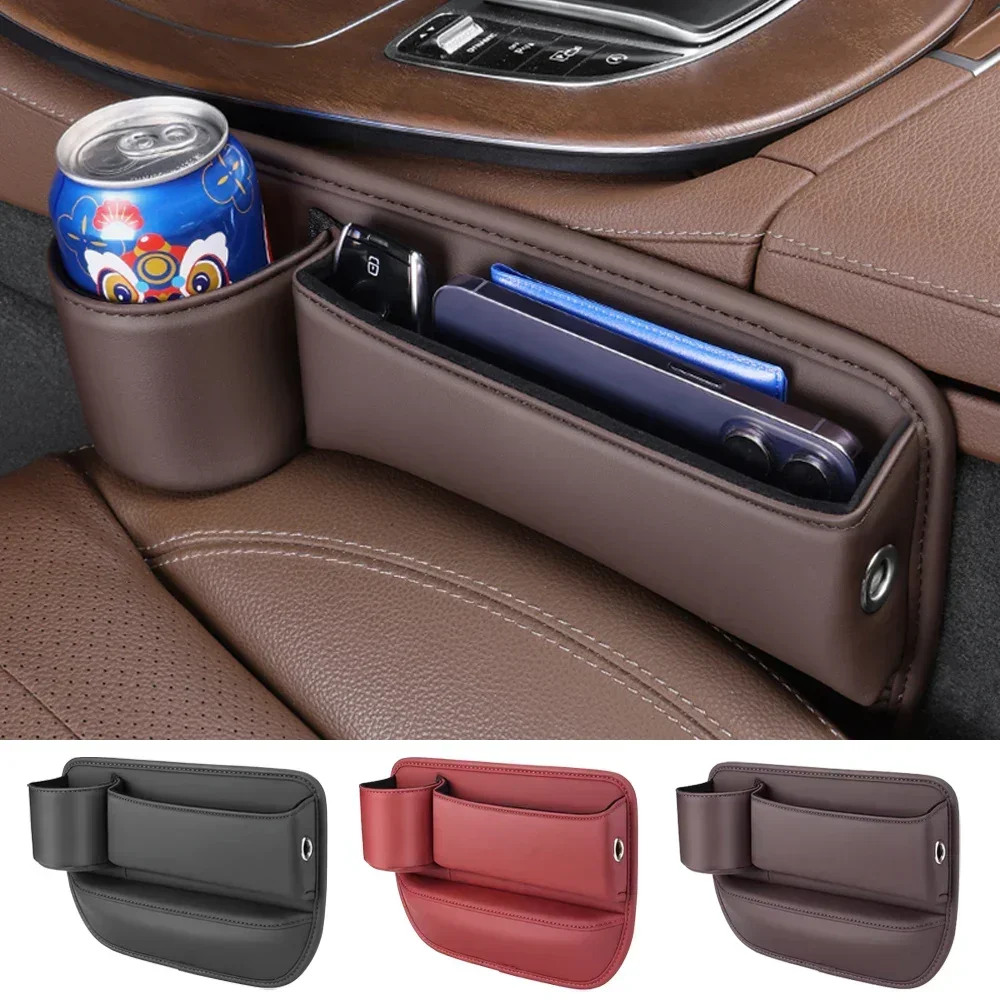 

Multifunction Car Seat Gap Organizer Storage Box Pocket Universal Wallet Keys Card Cup Phone Holder Auto Interior Accessories