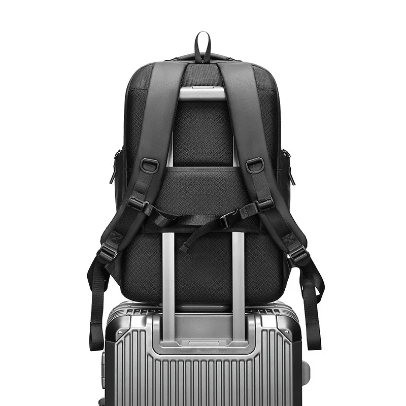 Men Backpack Business Travel Compression Expandable Airline Approved Backpack Young Boy Schoolbag 15.6 Inch Laptop Backpack