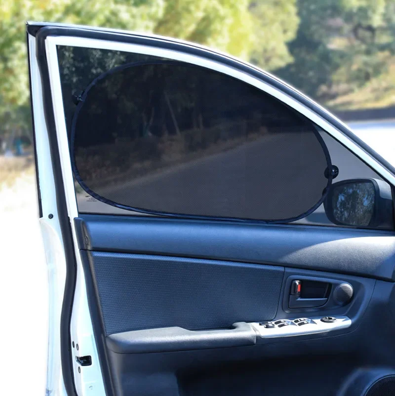 Car Window Sunshade Cover Sun UV Protection Auto Front Rear Window Curtain Car Side Glass Mesh Sunshades Auto Accessories