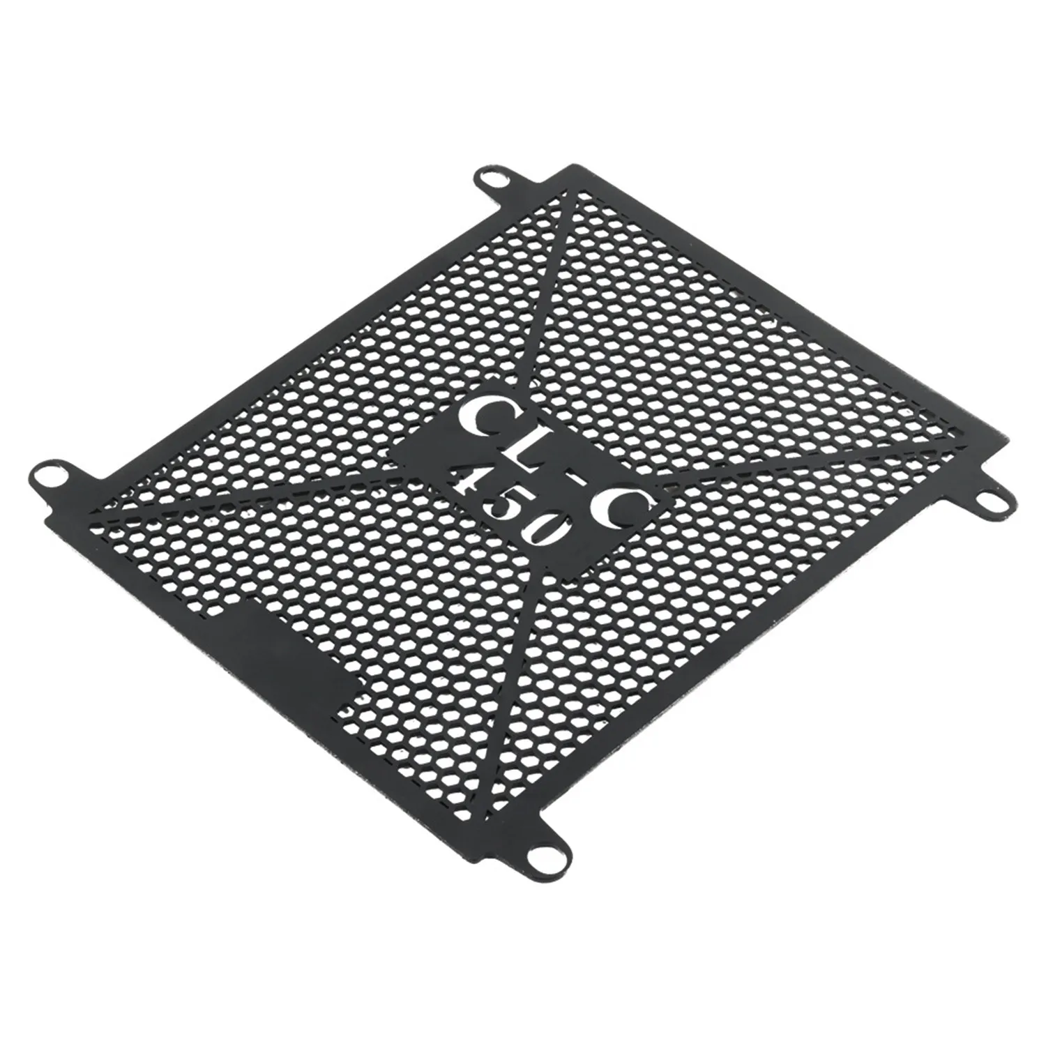 블랙 개조형 워터 탱크 네트 라디에이터 보호 커버 (공룡 디자인) CFMOTO 450CLC 450CL-C 2023-2025 모델용 (사진 참조)