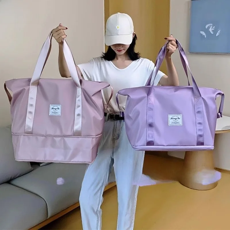 

Легкая большая женская дорожная сумка Capaci ort Trip Busin Trip Lage Bag Водонепроницаемая сумка для хранения чехла для коляски