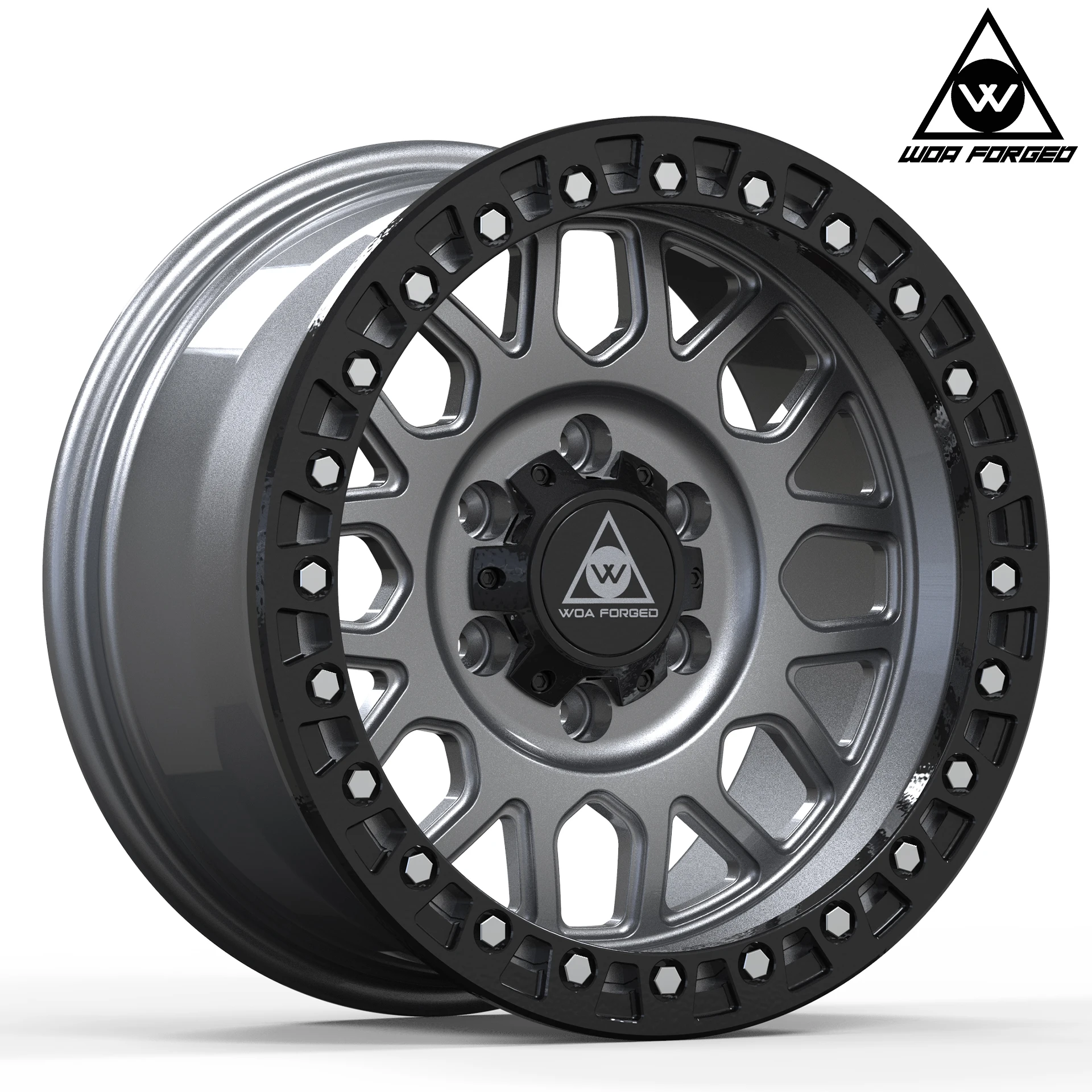 Off-Road Wheel] 17 18 Inch 4x4 6*139.7 5*127 5*130 Off-road Wheel 6 Hole Bead Lock SUV Wheel