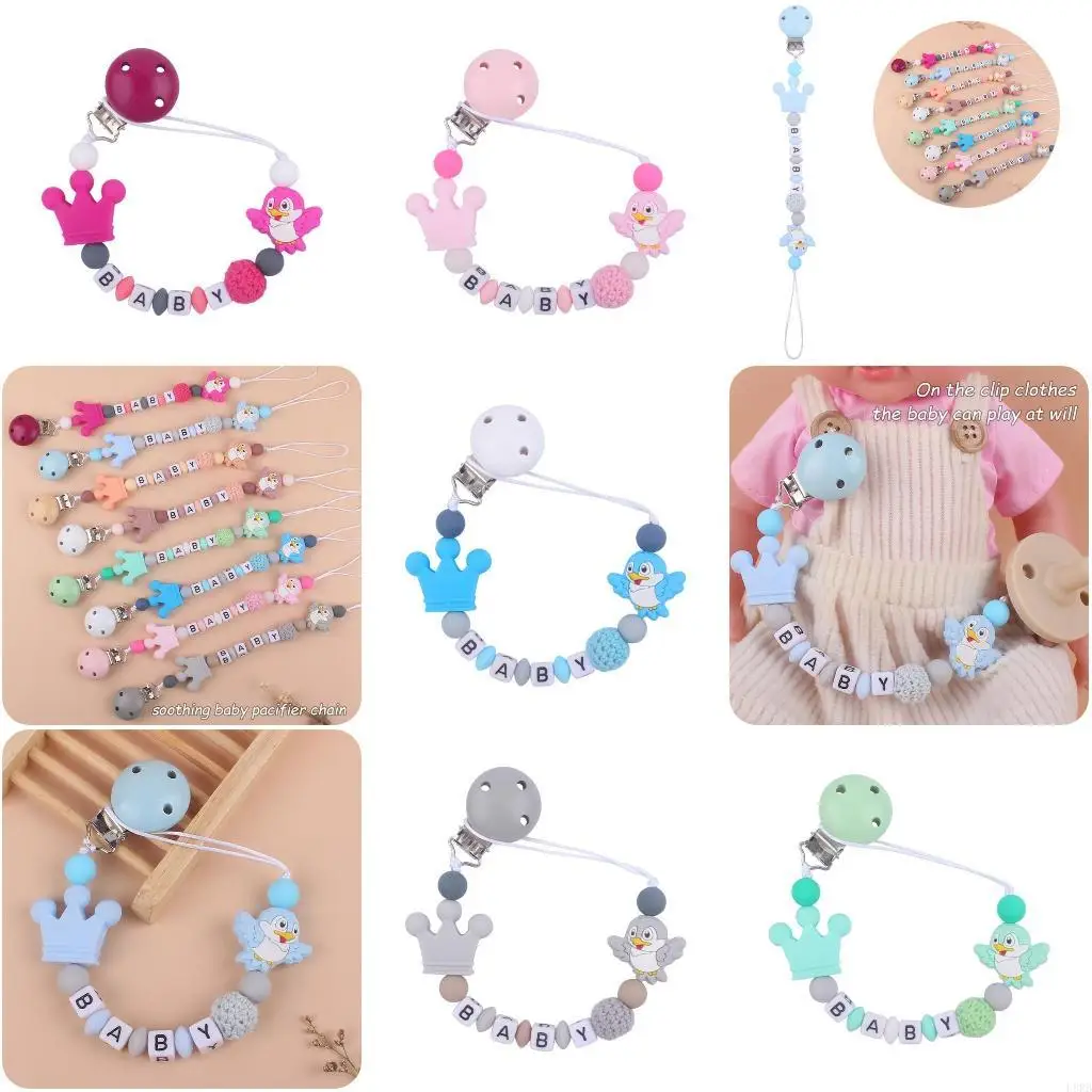 

Baby Teething Silicone Soother Clip Pacifier Holder Teeth Massage Toy L8RB