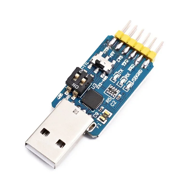 Módulo de placa de desarrollo Wifi inalámbrico para Arduino, adaptador de programador de ESP-01 de serie CH340 USB a ESP8266, ESP01, ESP01S