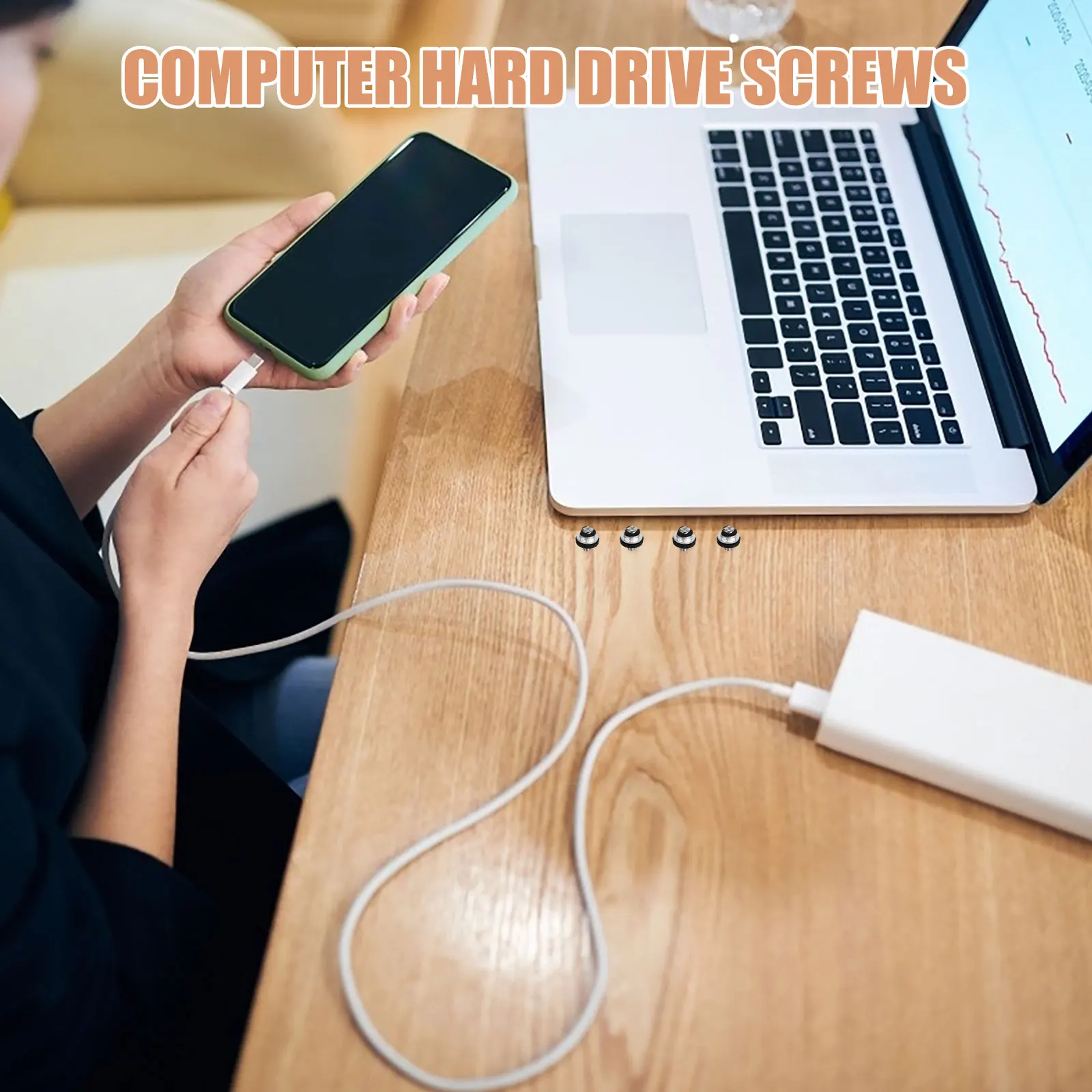

10pcs Hard Drive Shockproof Computer Case Stud Mini Repair Kit Fastening Replacement for PC Server SSD Mounting Hardware