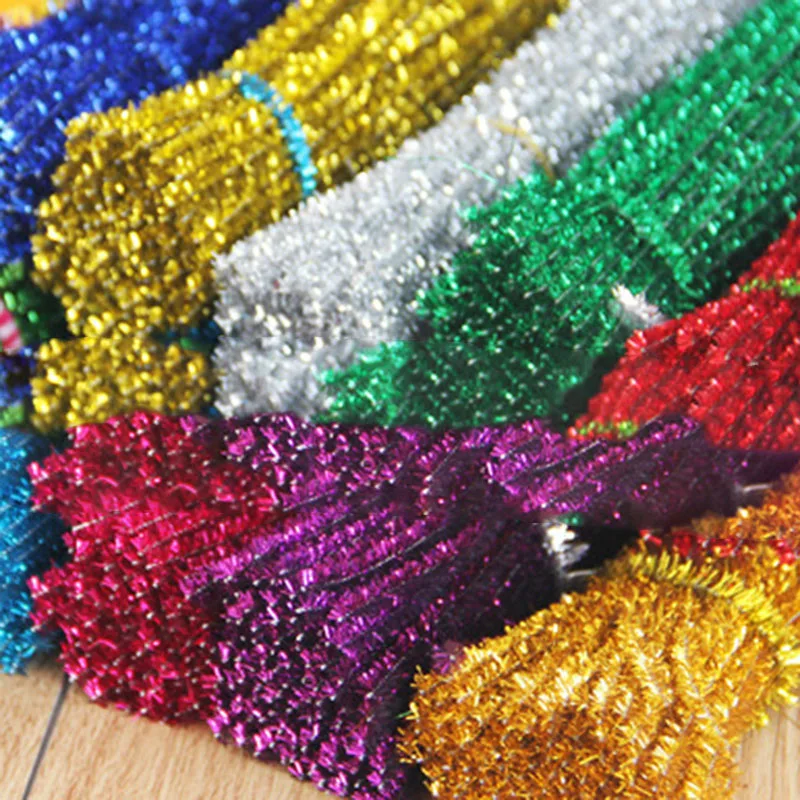 100pcs Pipe Cleaners, Pipe Cleaners For Crafts, Craft Supplies Multicolor Chenille Stems For Art&Craft Christmas DIY Projects ﻿