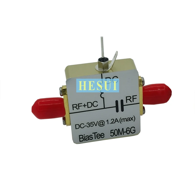 Rf feeder box biasing device for communication RF separation straight and coaxial 50M-6GHz