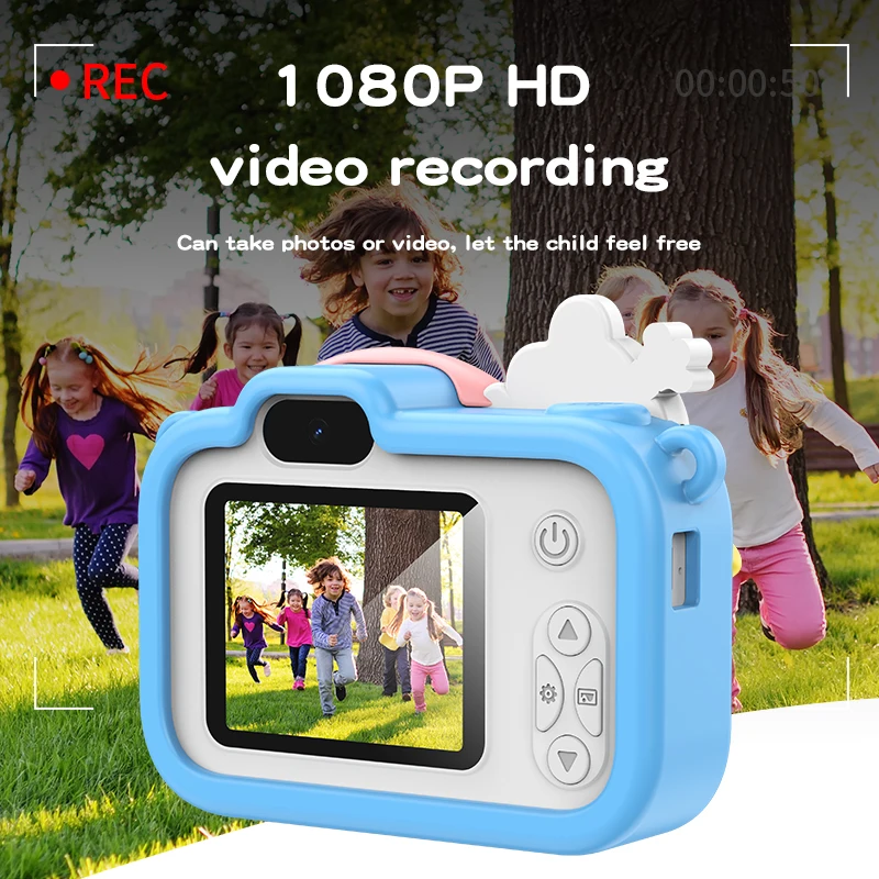 Mini Camera Kids Camera 1080P HD Dual Camera Kids Digital Camera Auto Focus Vintage Camera Easy to Carry