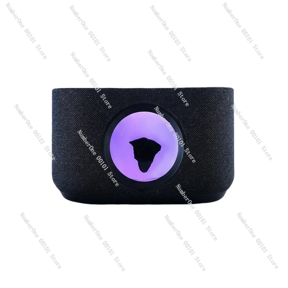 Magnetic Fluid Wireless Charging Bluetooth Speaker 3D Surround Subwoofer Desktop Gaming Audio Visualizer LED Desk Decor For PC