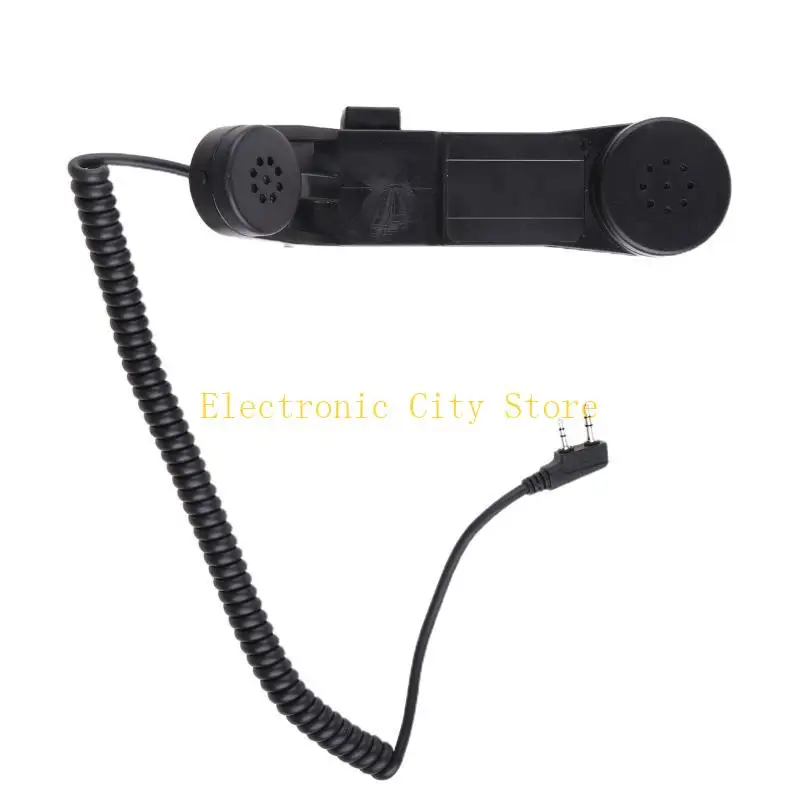 

H-250 Adapter Military Handheld Speaker Microphone for BaoFeng UV-5R UV-5RTP Walkie-talkie 2 pin Shoulder Microphone PTT HU8D
