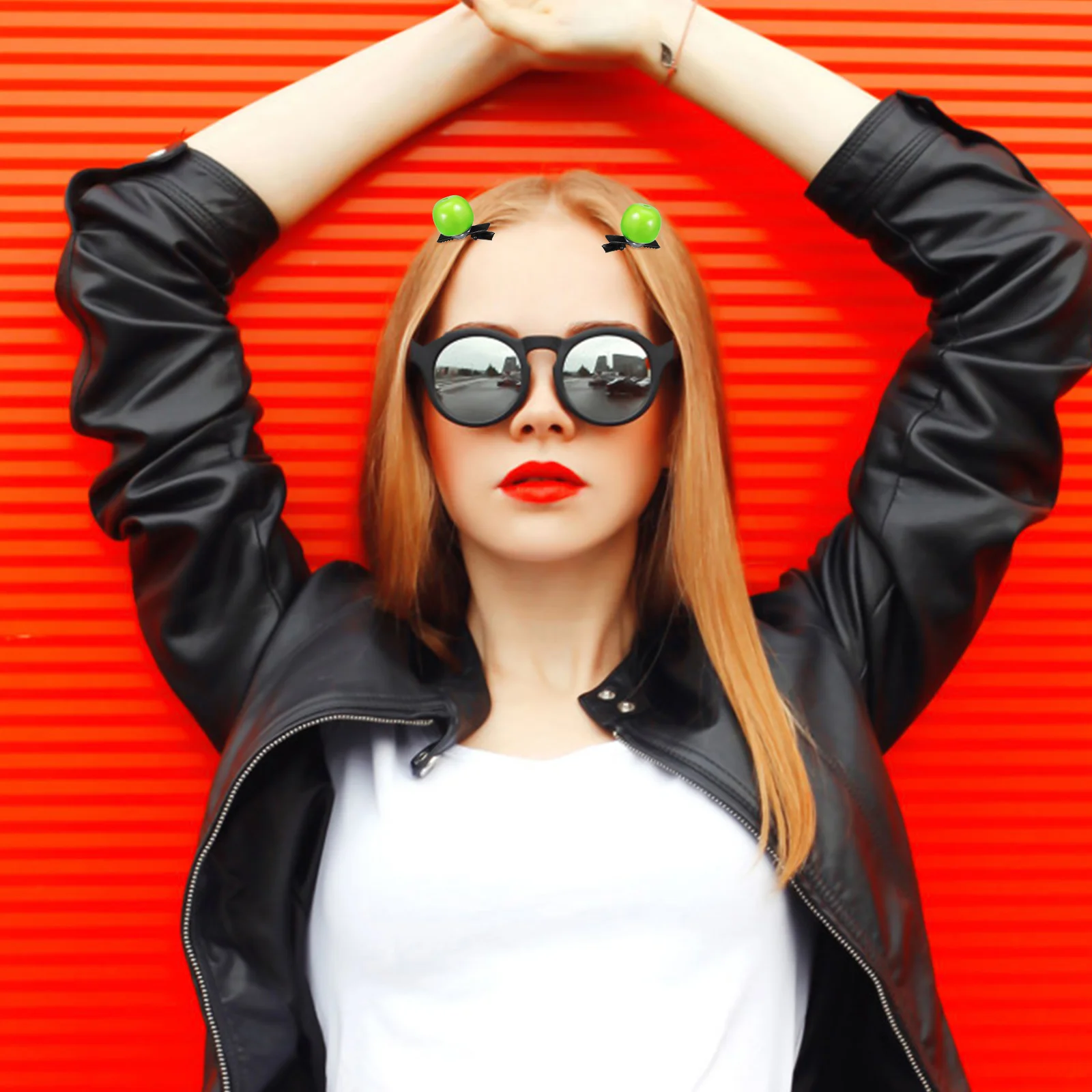 

100Pcs Sprout Clips Bean Sprouts Hair Clips Comfortable Small Hairpins Festival Party Rave Accessories Bean Sprouts