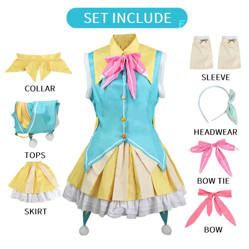 DY20Mikuu 쿠사나기 네네 코스프레 의상 프로젝트 세카이 롤 플레잉 홀리데이 파티 애니메이션 여성 Game25