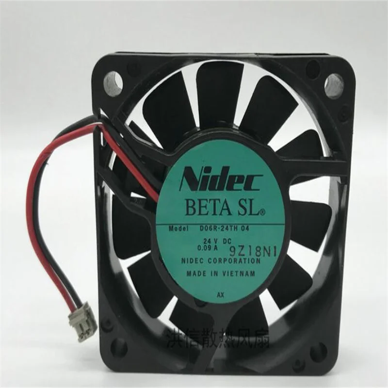 

Wholesale: D06R-24TH 04 24V 0.09A 6cm 6015 two-wire printer copier fan