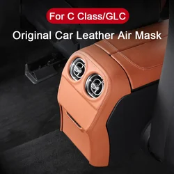Orange For Mercedes Benz C Class GLC W206 S206 X254 2023 2024,Car Central Armrest Rear Conditioning Air Vent Panel Trim Cover