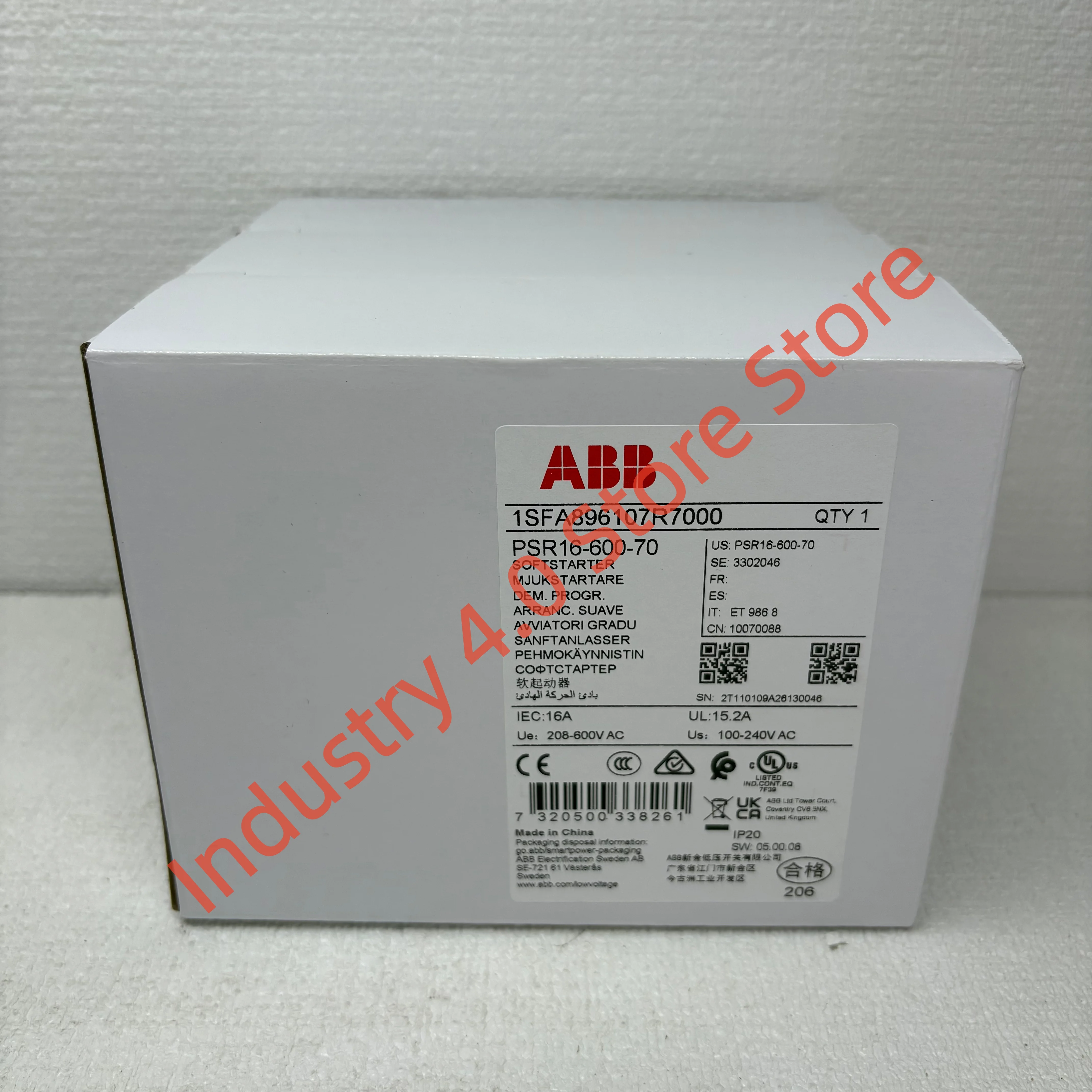 PSR16-600-70 1SFA896107R7000 Soft starter   100%NEW