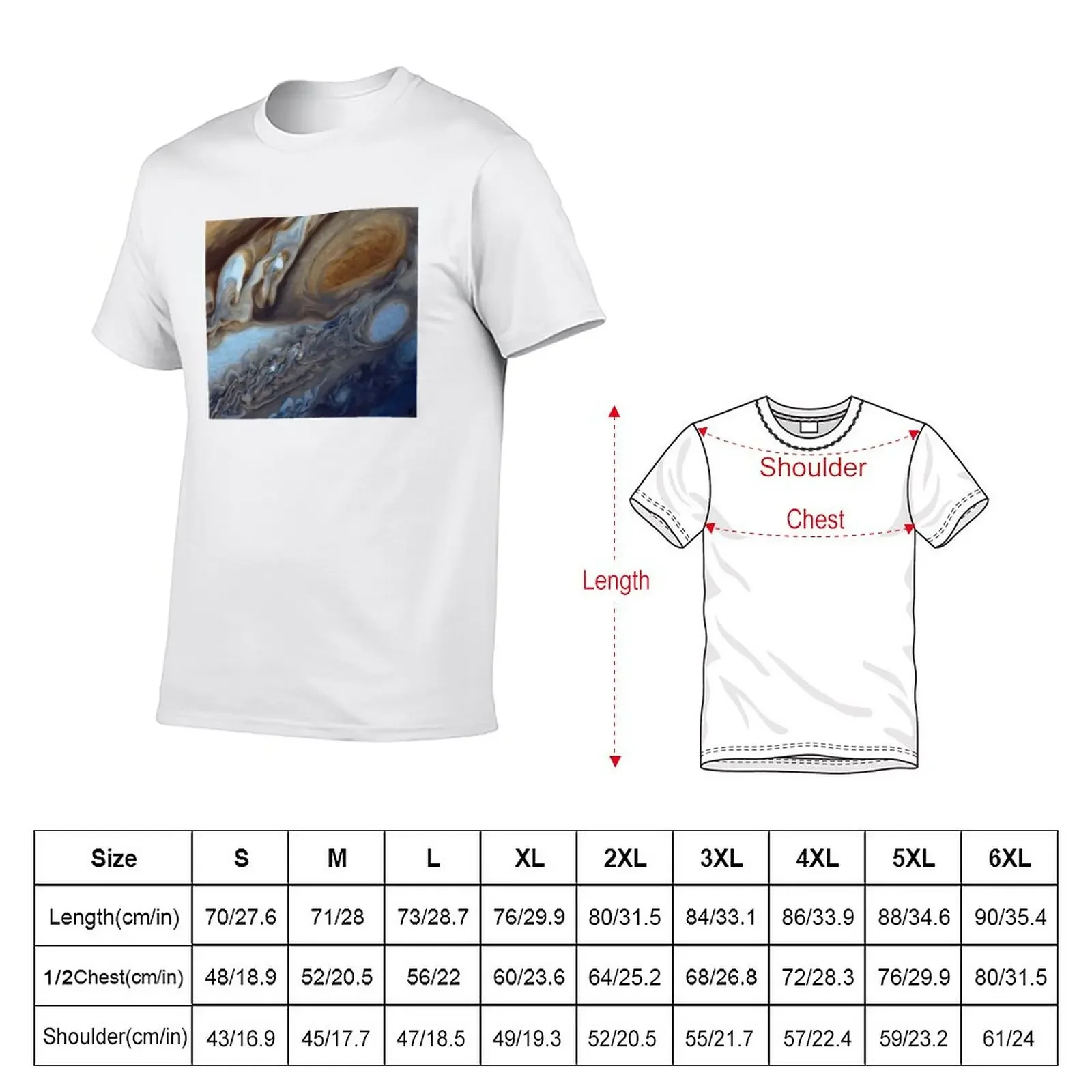 Jupiter Up Close T-Shirt customs kawaii clothes customizeds mens clothing