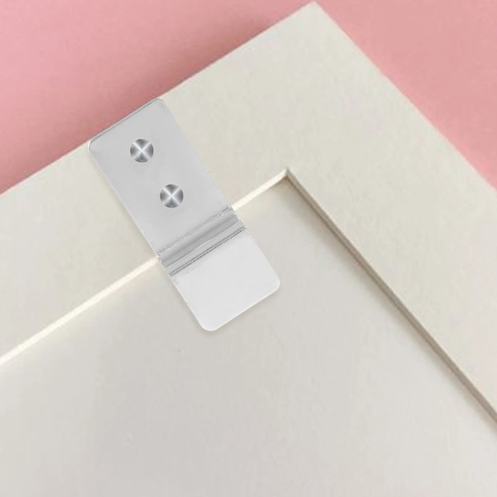 20 قطعة إطار الصورة الأجهزة الفولاذ المقاوم للصدأ رمز الزاوية تحديد مقاطع ل عبر غرزة إطارات إطار الصورة الأقواس بين قوسين #1