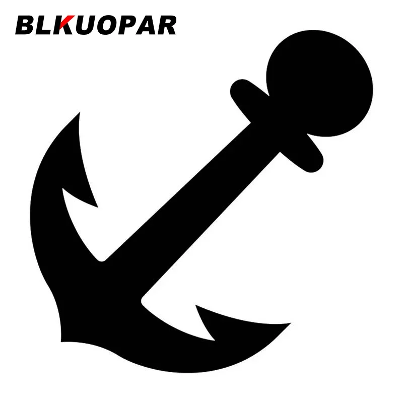 

BLKUOPAR Anchor Bold Silhouette Car Stickers Die Cut Anime Decal Luggage Windows Personality Assessoires Vinyl Car Accessories