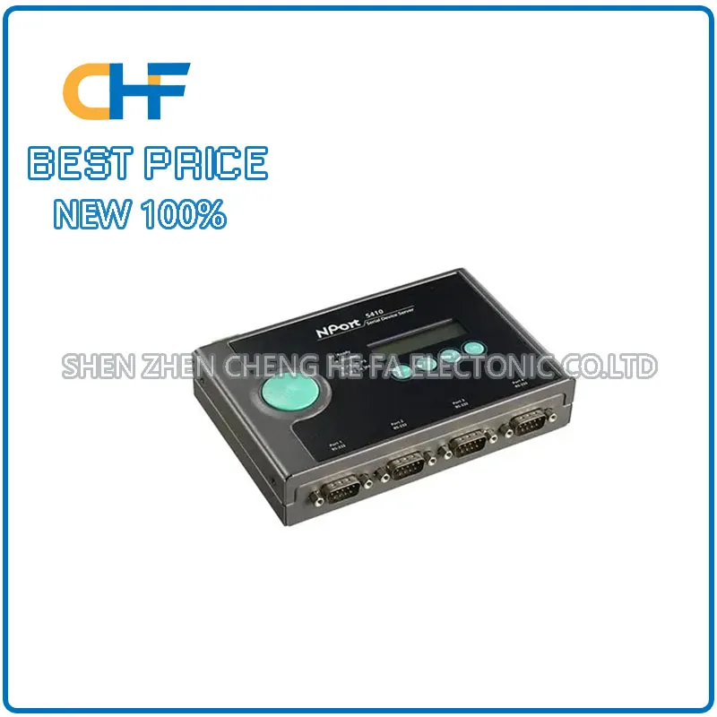 Nport 5410 RS-232 4-port industrial grade serial port server, brand new original in stock