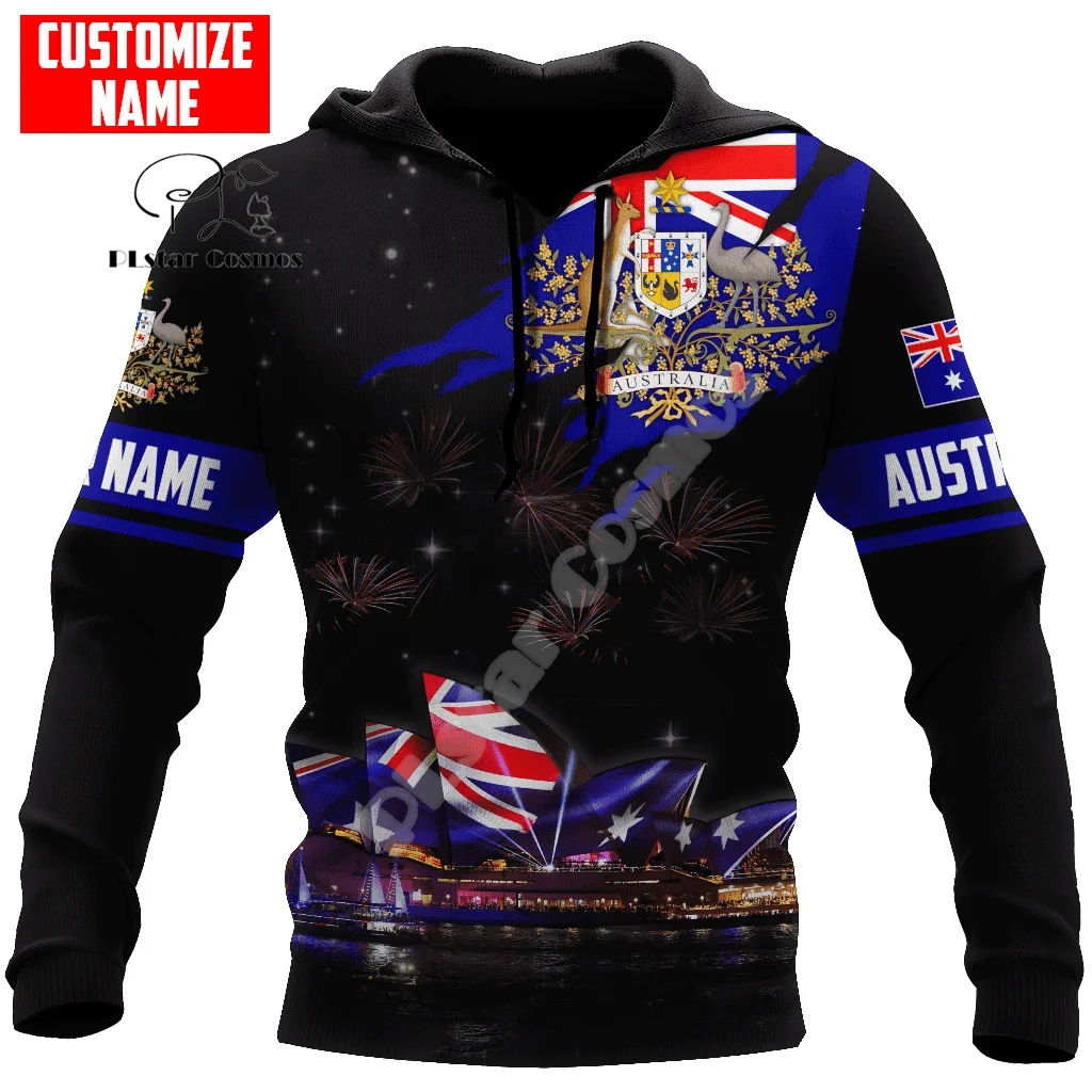 

Custom Name Country Flag Australia Aborigine Culture Tribal Tattoo Retro 3DPrint Pullover Harajuku Casual Funny Hoodies Jacket P