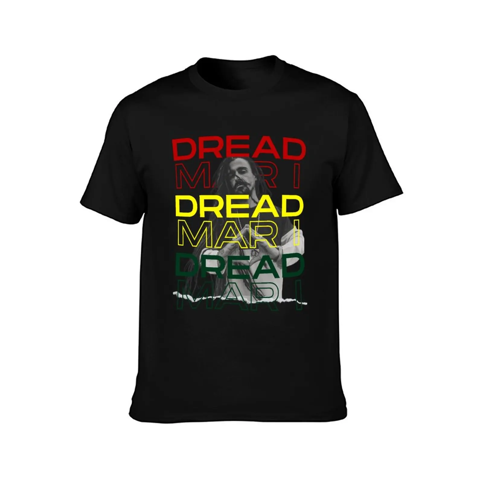 Dread Mar I - Reggae Music T-Shirt Anti-Fade Casual Tee Shirt T-Shirt