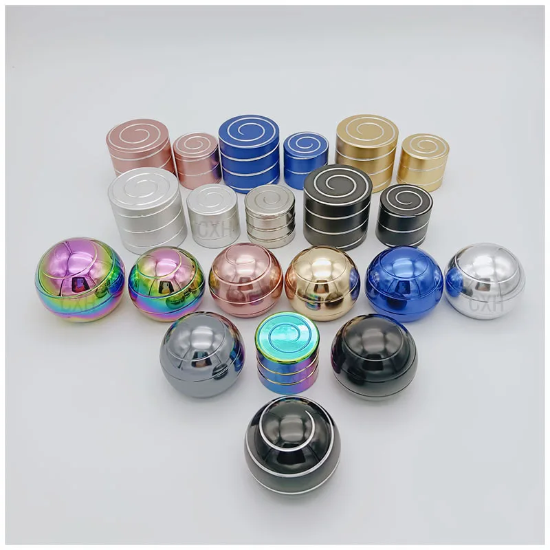 38/40MM45MM55MM Kinetic energy rotating ball decompression toy aviation aluminum alloy transfer gyro rotating metal desktop gyro